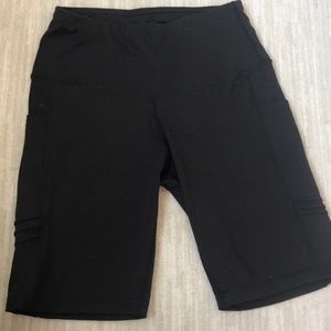 Black biker shorts